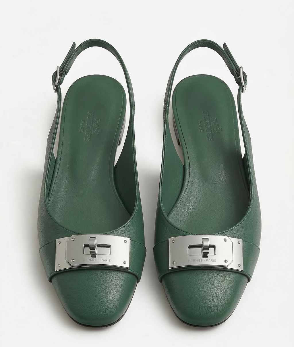 Sapato Verde Hermès
