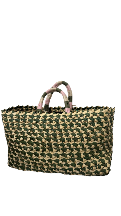 BOLSA PALHA DE MÃO NANNACAY
