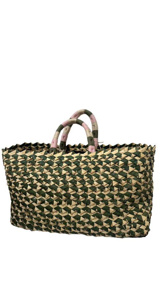BOLSA PALHA DE MÃO NANNACAY