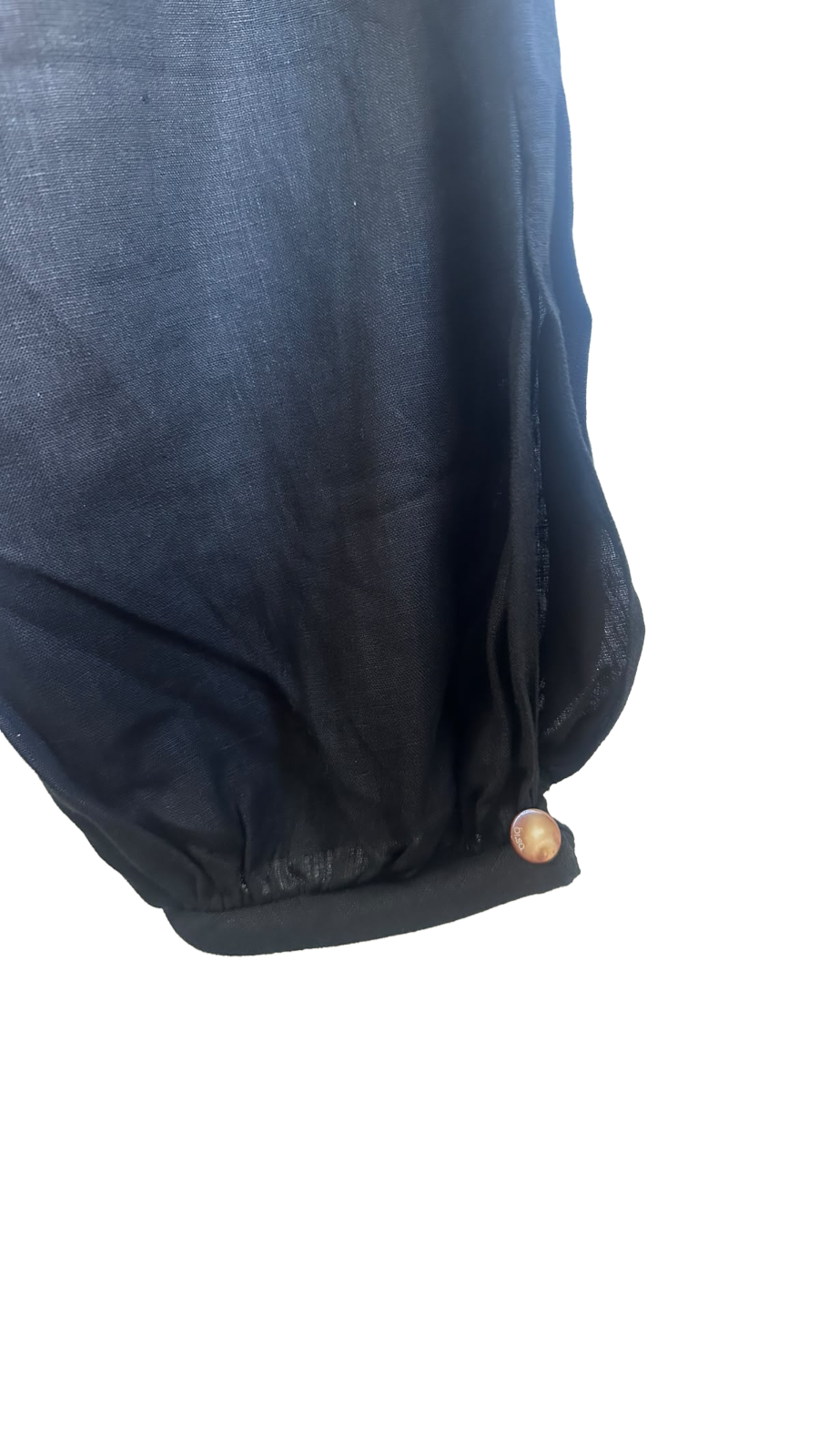 Calça Linho Preta Bisa