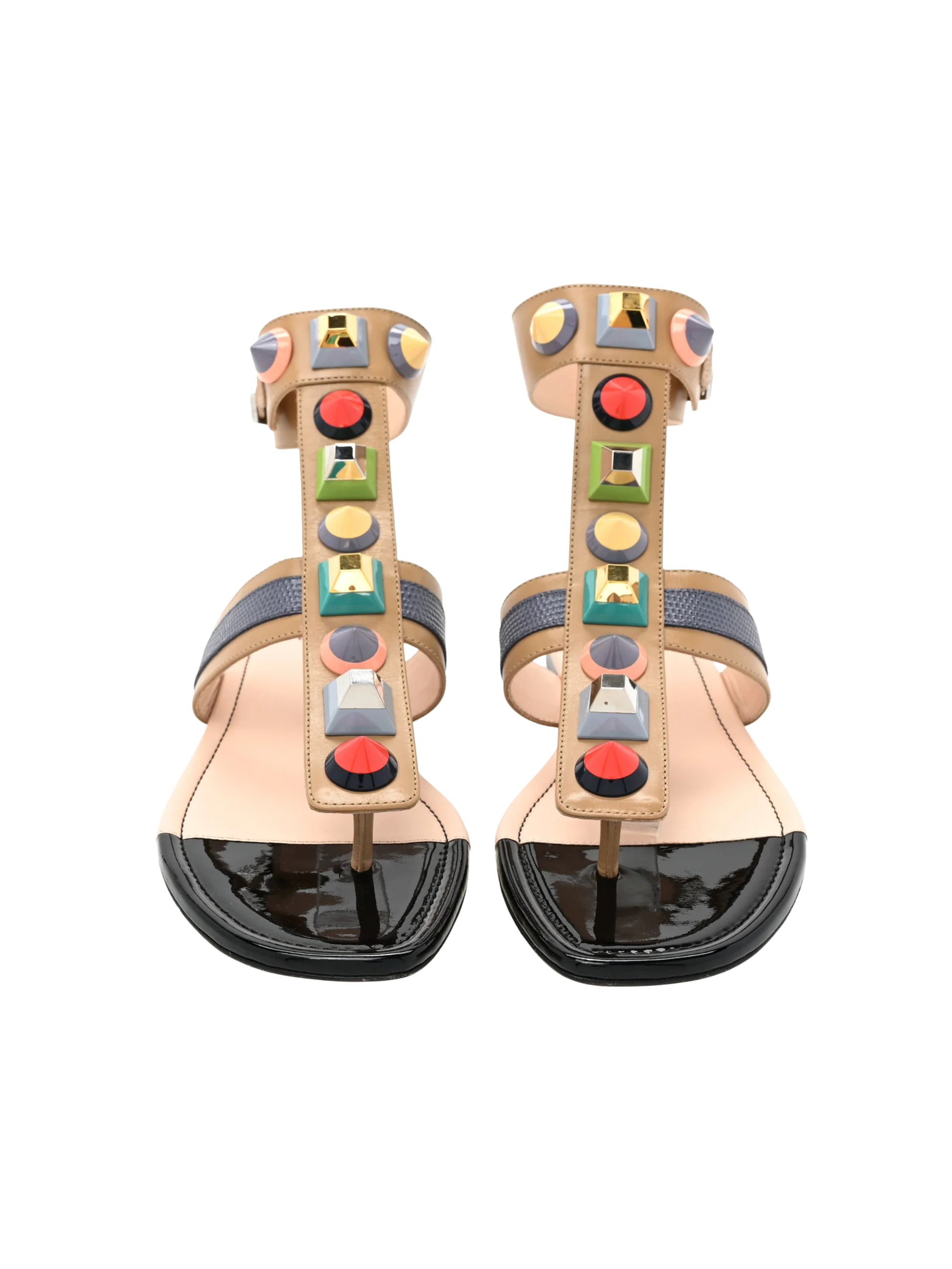 Sandália Studs Fendi