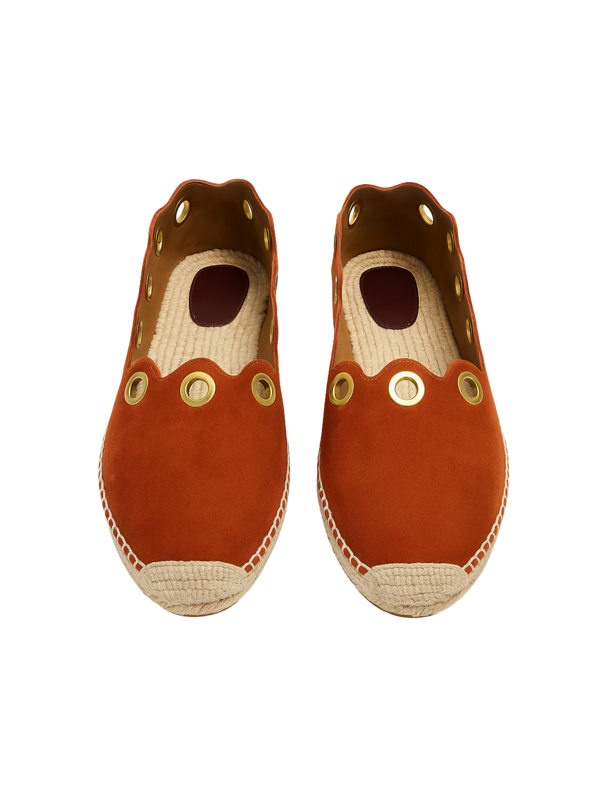 Sapato Spadrille Laranja Chloé