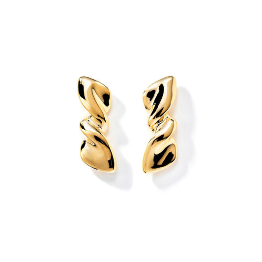 Brinco Ribbon maxi Nour Dourado