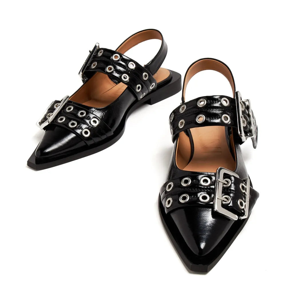 Sapato Preto Ganni